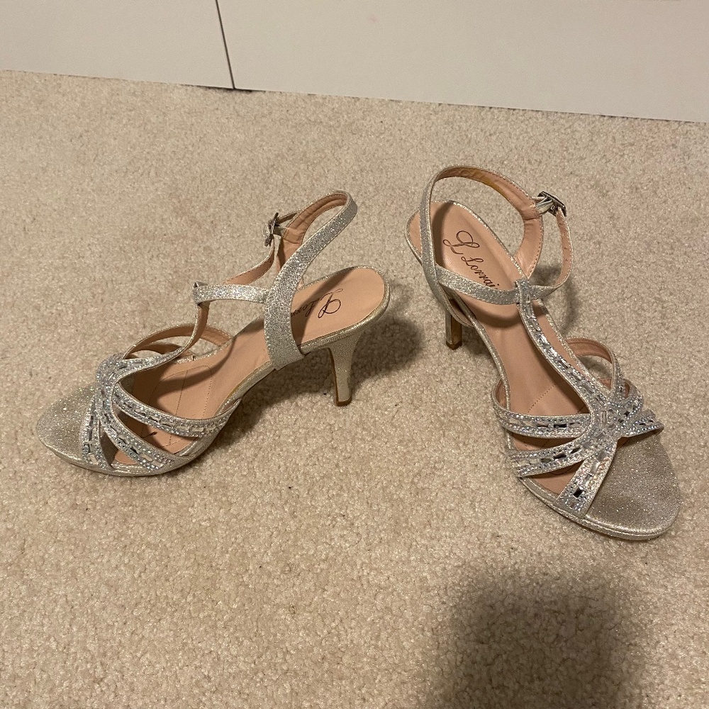 Silver heels
